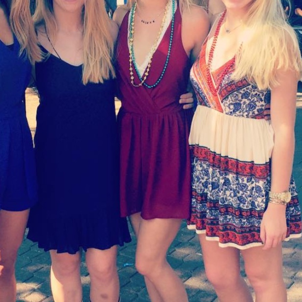 Wine YA Romper